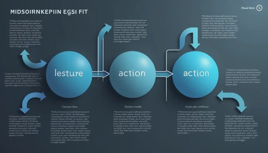 State to action loop for real-time decision making Diagram of the real-time loop: state features in, discrete action and confidence out, then environment step