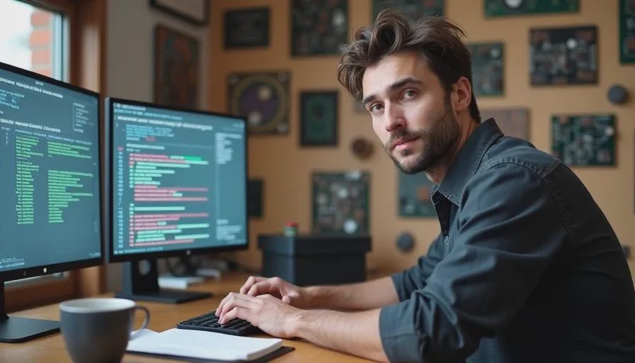 Logging exact inputs and decisions keeps claims grounded Open engineering notebook with handwritten model input-output pairs and latency notes beside a laptop showing structured decision results