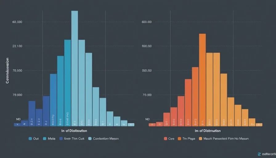 Confidence mass remains high on out-of-distribution inputs Side-by-side confidence histograms for in-distribution versus out-of-distribution inputs showing persistent high-score mass on OOD